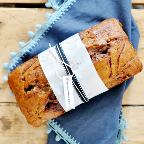 Nutella Banana Bread