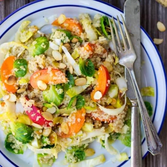 Quinoa Salad with Brussels Sprouts