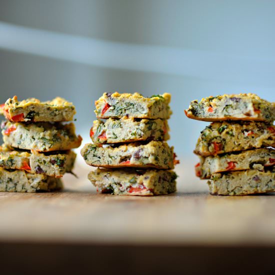 Coconut Flour Savory Snack Bread