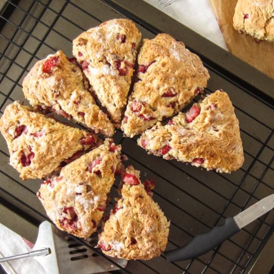 Strawberry Scones