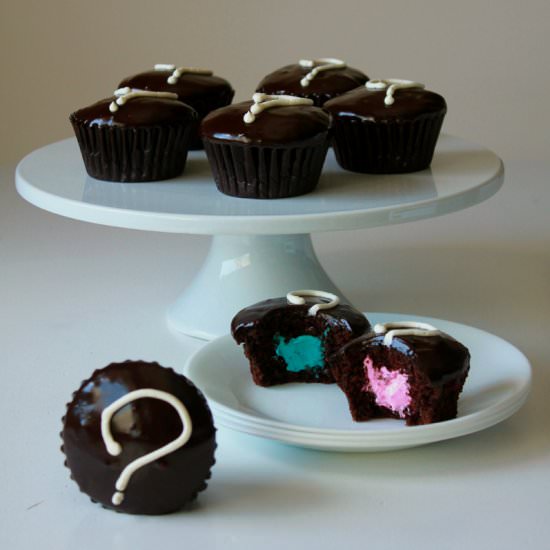 Baby Gender Reveal Cupcakes