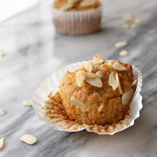 Carrot Pulp and Ginger Muffins