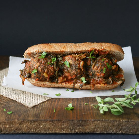 Vegan Beanball Sandwich