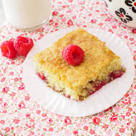 Raspberry Buttermilk Cake