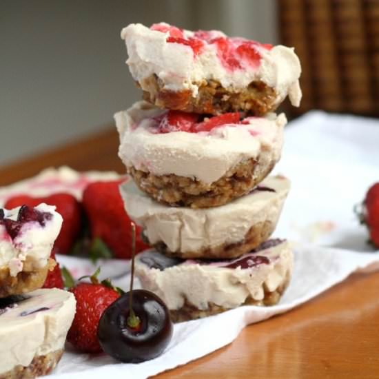 Vegan No-Bake Cheesecakes