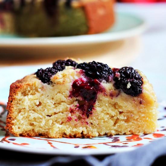 Blackberry Almond Cake