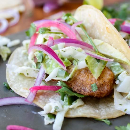 Beer-Battered Fish Tacos