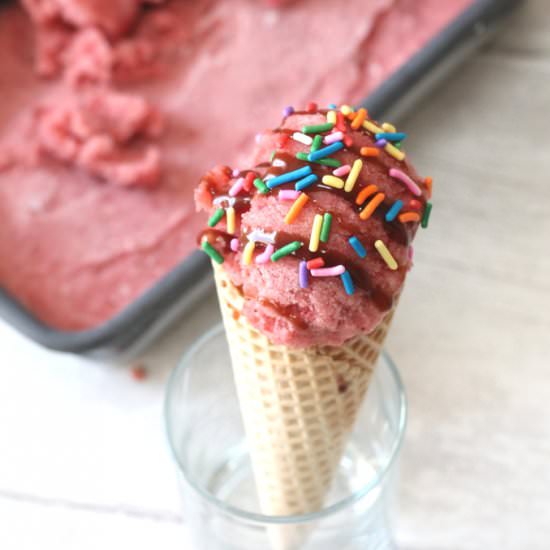 Two Ingredient Vegan Ice Cream