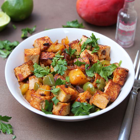 Boozy Mango Tofu