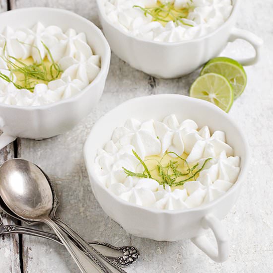 Individual Frozen Key Lime Pie