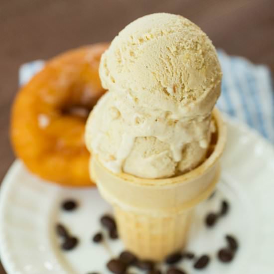 Coffee and Doughnuts Ice Cream