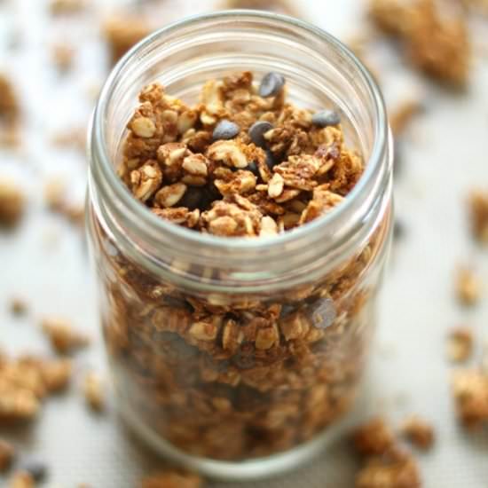 Almond Butter Protein Granola.