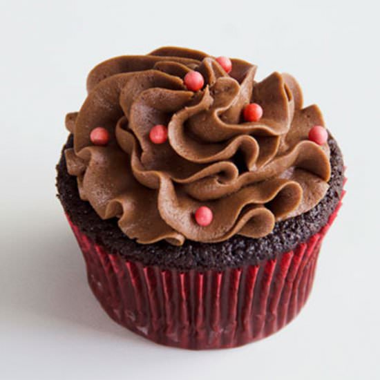 Chocolate Sriracha Cupcakes