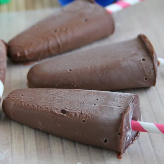 Chocolate Yogurt Popsicles