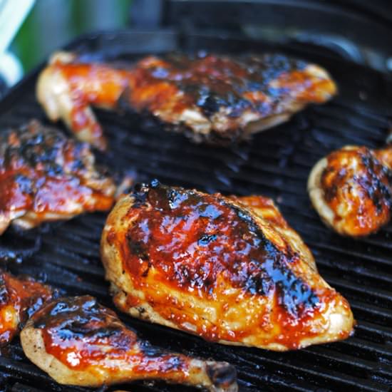 Beer-Brined Barbecue Chicken
