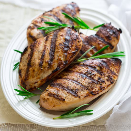 Wine Brined Grilled Chicken