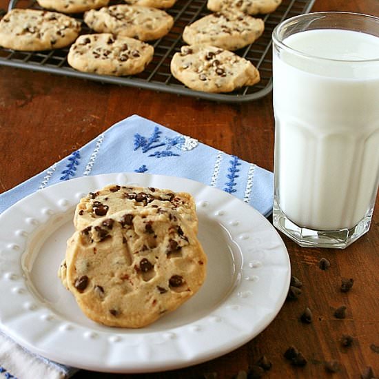 Chocolate Chip Shortbread Cookies