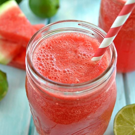 Watermelon Lime Slushies