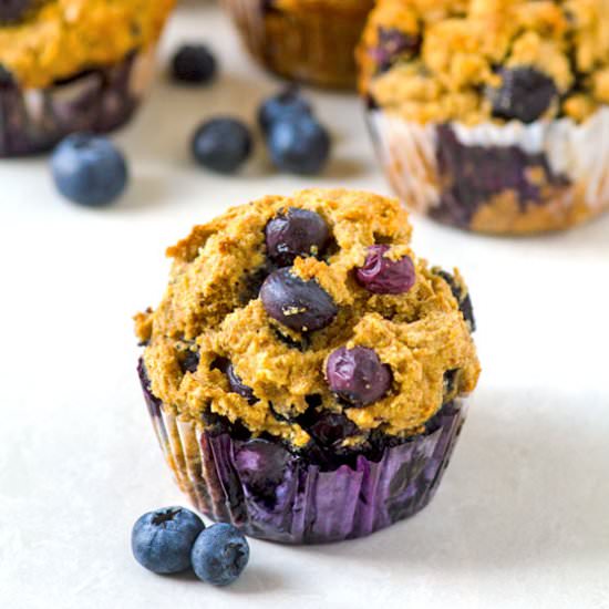 Healthy Blueberry Muffins