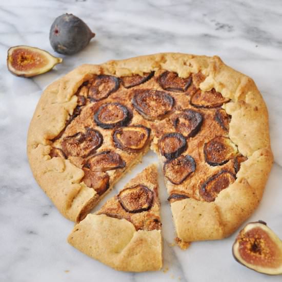 Fig, Almond, and Rosemary Crostata
