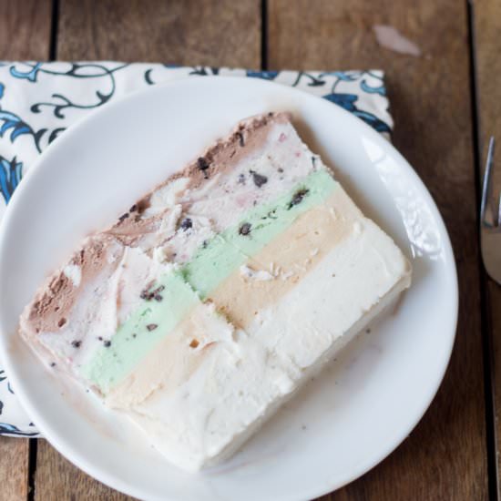 Alcoholic Ice Cream Cake