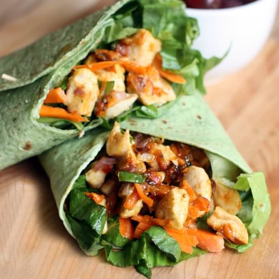 Thai Chicken Crunch Wraps