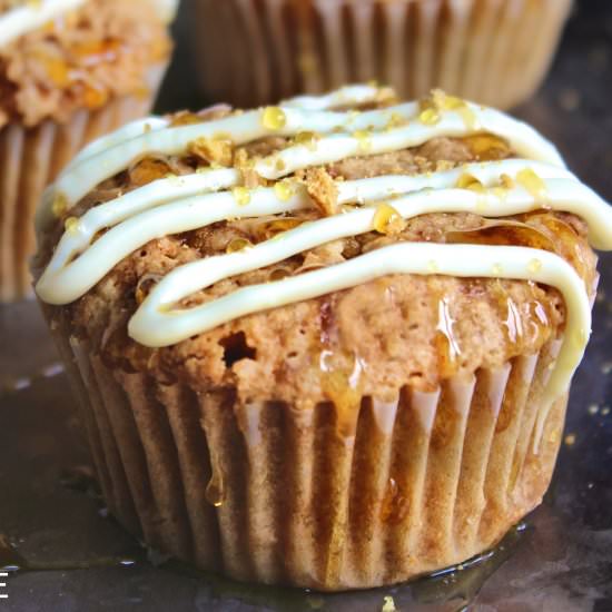 White Chocolate Zucchini Muffins