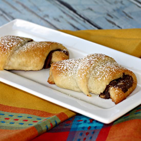 Nutella & Andes Mints Crescents