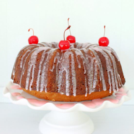 Cherry Coconut Bundt Cake