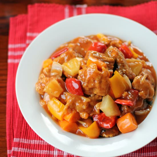 Sweet and Sour Crispy Juicy Pork