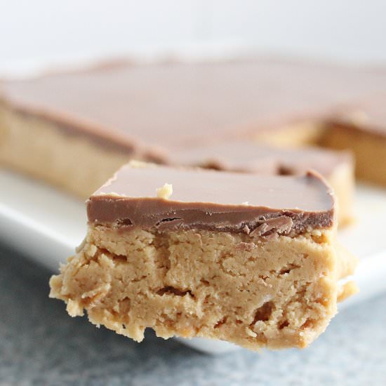 Peanut Butter and Chocolate Slice