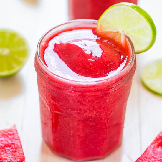 Watermelon Raspberry Slushies