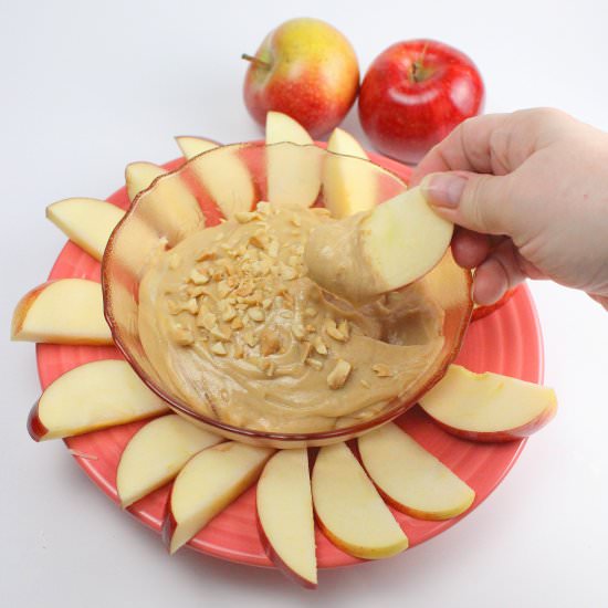 Apples w Honey Peanut Mascarpone