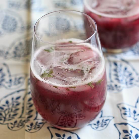 Blueberry Mint Lemonade