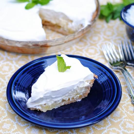 Piña Colada Icebox Pie