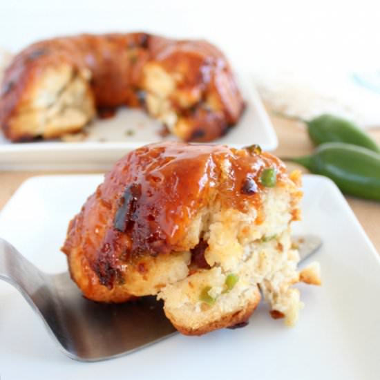 Bacon Jalapeño Honey Monkey Bread