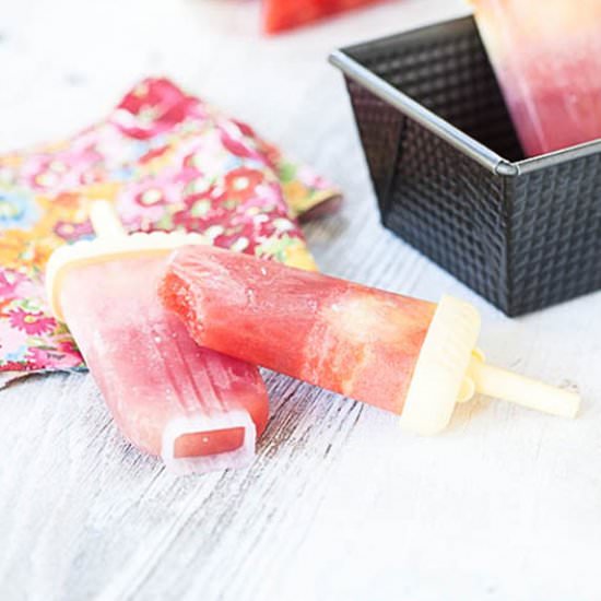 Watermelon Pineapple Ice Pops
