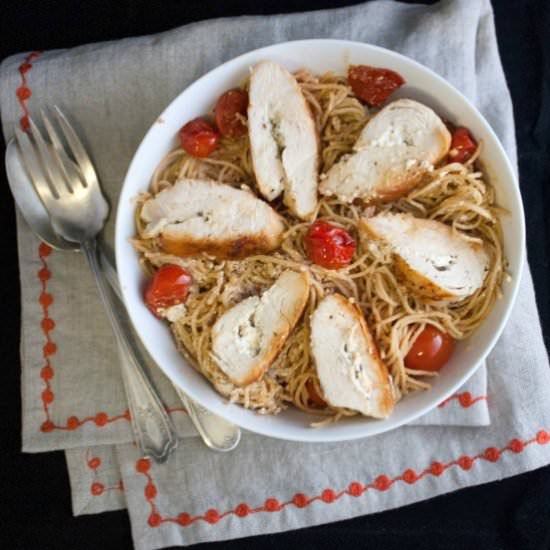Goat Cheese Stuffed Chicken
