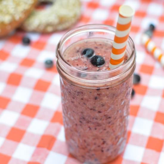 Blueberry Peach Guava Smoothie