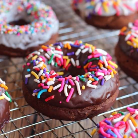 Chocolate Zucchini Cake Donut