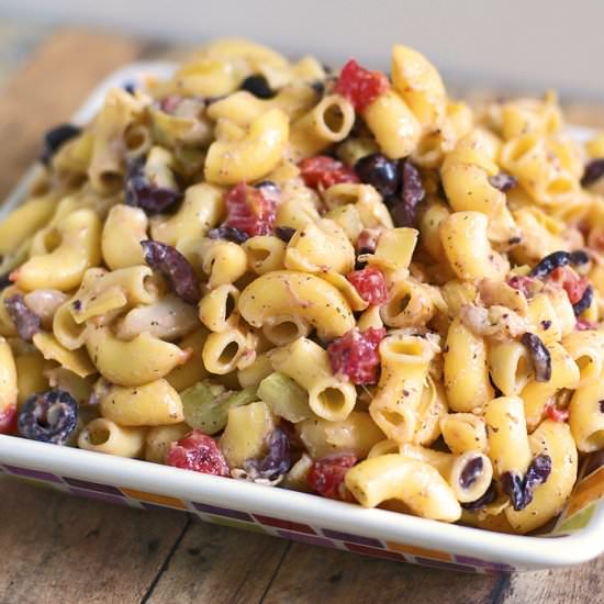 Greek Pasta Salad Gluten/Dairy Free