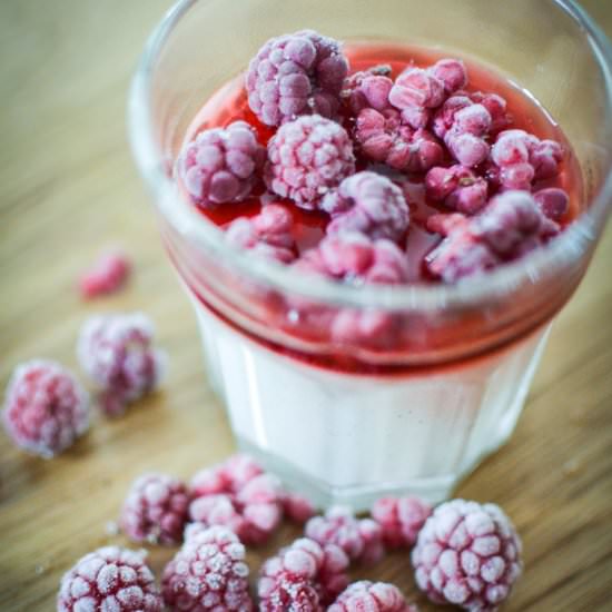 Raspberry Panna Cotta