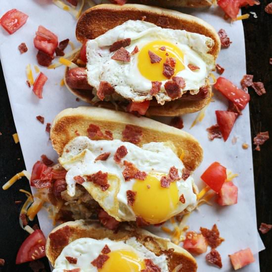 The Ultimate Breakfast Hot Dog