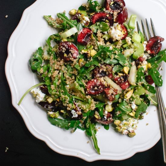 Cherry Couscous & Arugula Salad
