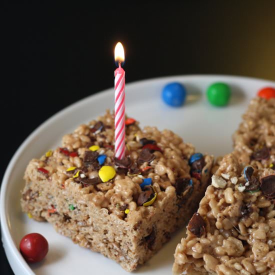 Birthday Rice Krispie Treats