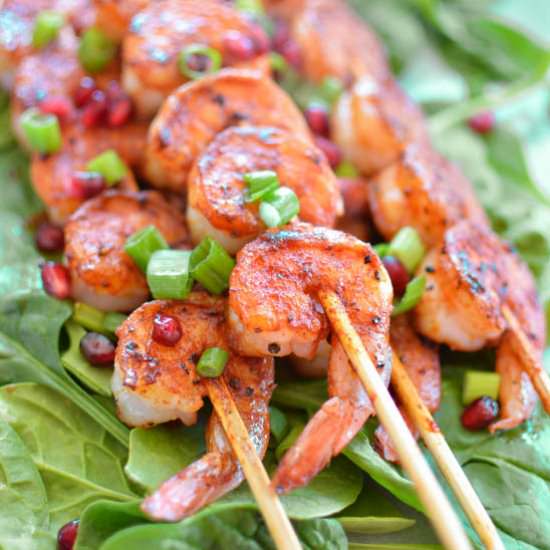 Spicy IPA Shrimp Skewers