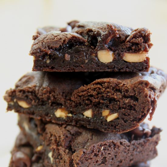 Rocky Road Cake Mix Brownies