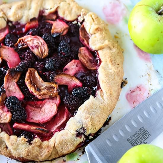Apple & Blackberry Galette