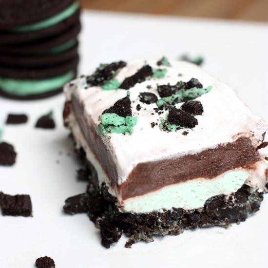 Mint Oreo Layer Dessert