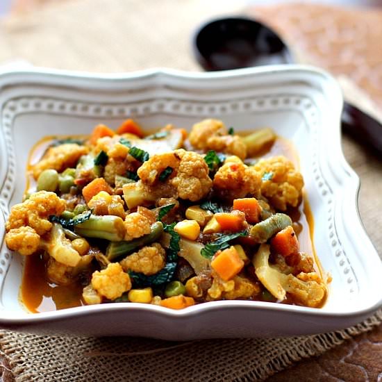 Mixed Vegetable Curry